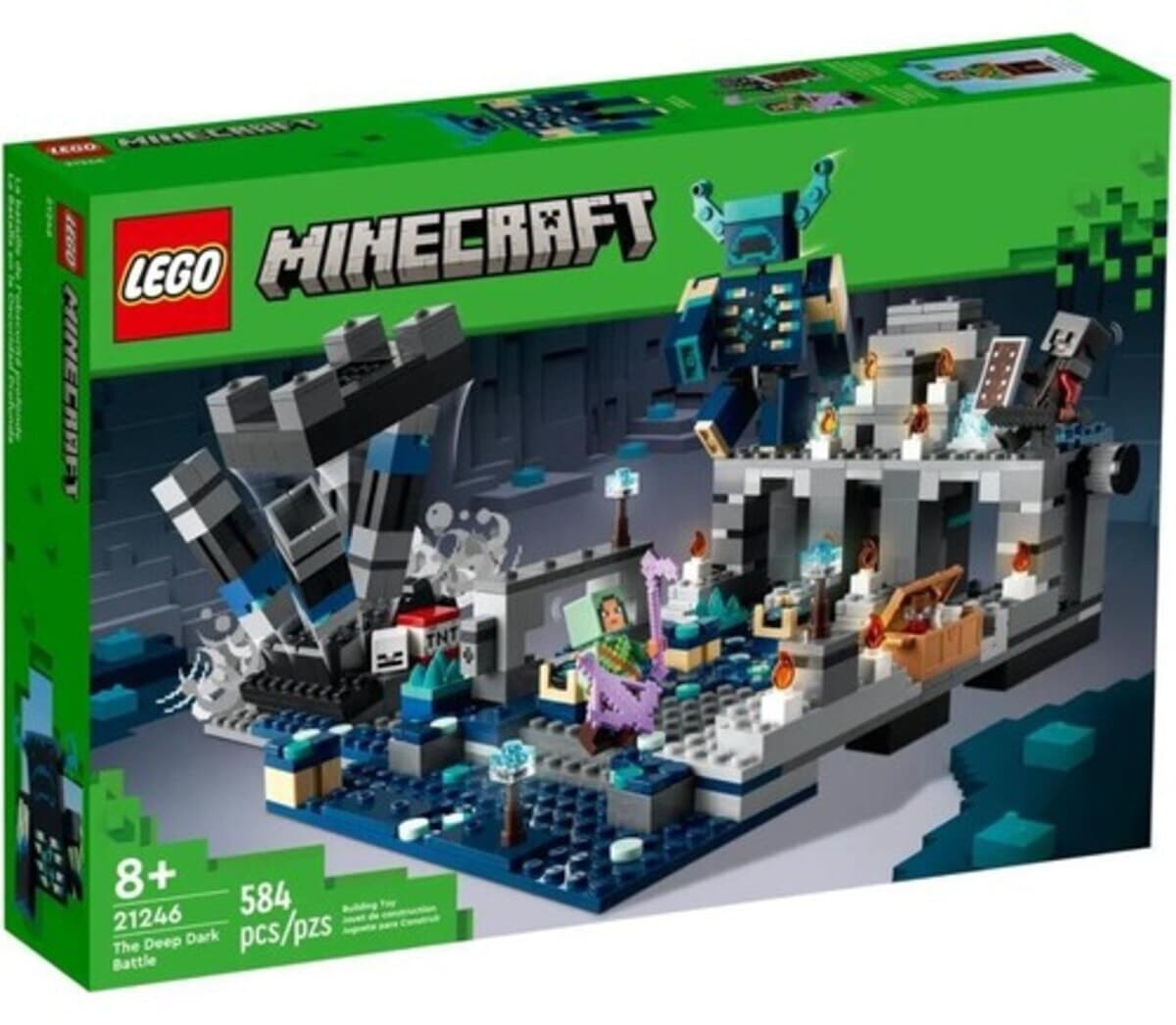لگو سری Minecraft نبرد اعماق تاریک مدل 21246 لگو سری Minecraft نبرد اعماق تاریک مدل 21246