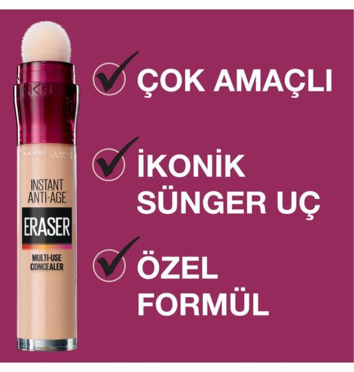 کانسیلر Maybelline New York Instant Anti Age Eraser ضد پیری رنگ شماره 01 روشن کانسیلر Maybelline New York Instant Anti Age Eraser ضد پیری رنگ شماره 01 روشن