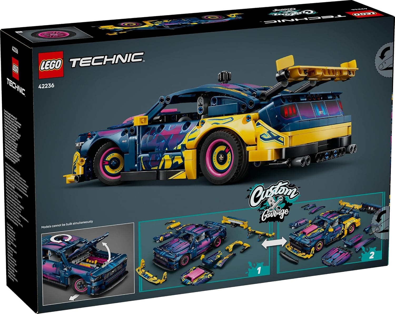 لگو Technic Ford Mustang GT ماشین مودیفای مدل 42236 لگو Technic Ford Mustang GT ماشین مودیفای مدل 42236