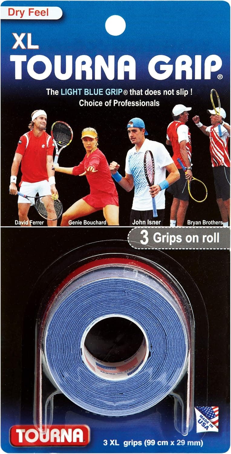 گریپ تنیس Tourna Grip XL با حس خشک اصلی گریپ تنیس Tourna Grip XL با حس خشک اصلی