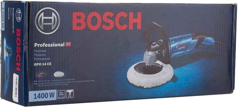 پولیشر Bosch GPO 14 CE موتور 1400 وات با استارت نرم مدل 0601389073 پولیشر Bosch GPO 14 CE موتور 1400 وات با استارت نرم مدل 0601389073