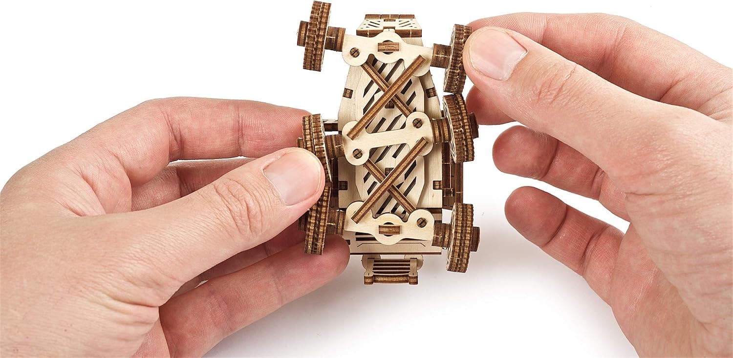 پازل سهبعدی چوبی مریخنورد UGEARS مدل UGR-70134 پازل سهبعدی چوبی مریخنورد UGEARS مدل UGR-70134