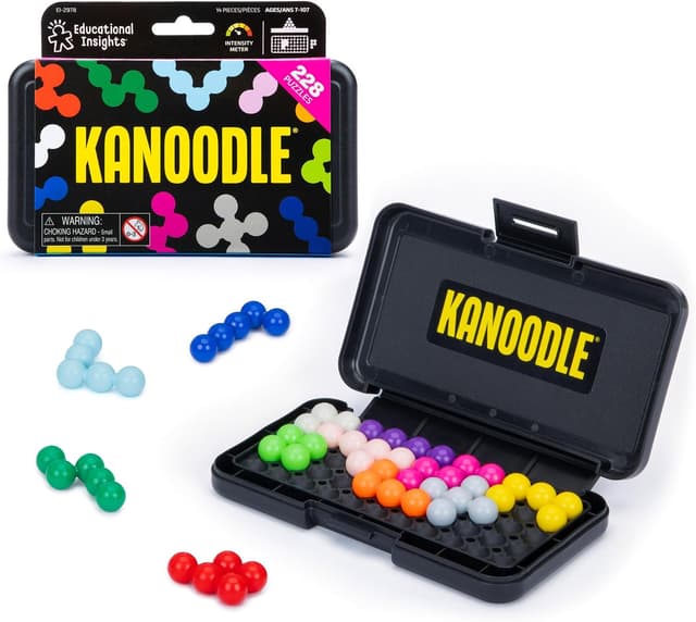 بازی فکری پازل سه بعدی کودکان و بزرگسالان Educational Insights مدل Kanoodle با 200 بازی فکری بازی فکری پازل سه بعدی کودکان و بزرگسالان Educational Insights مدل Kanoodle با 200 بازی فکری