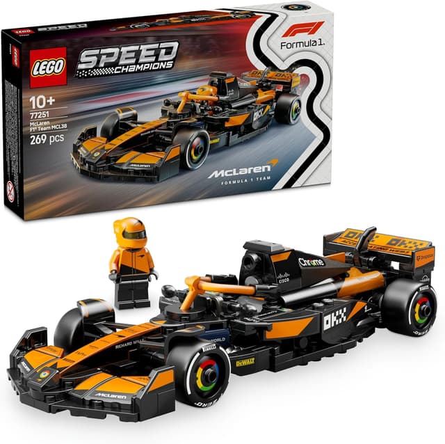 لگو 77251 Speed Champions McLaren F1 Team MCL38 خودروی مسابقهای لگو 77251 Speed Champions McLaren F1 Team MCL38 خودروی مسابقهای