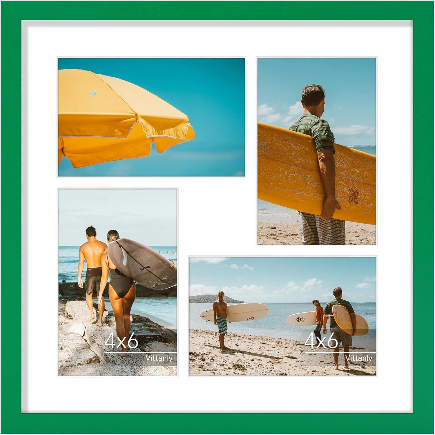 قاب عکس کلاژ Vittanly سایز 8x10 دیواری و رومیزی طبیعی روشن قاب عکس کلاژ Vittanly سایز 8x10 دیواری و رومیزی طبیعی روشن