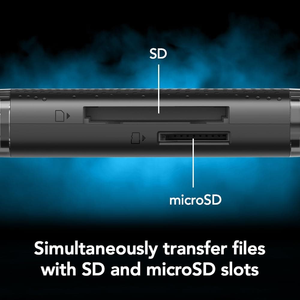 کارتخوان USB-A/C دوشیاره Lexar با سرعت انتقال تا 205MB/s، پشتیبانی از کارتهای SD و microSD مدل LRW310X-BNBNG کارتخوان USB-A/C دوشیاره Lexar با سرعت انتقال تا 205MB/s، پشتیبانی از کارتهای SD و microSD مدل LRW310X-BNBNG