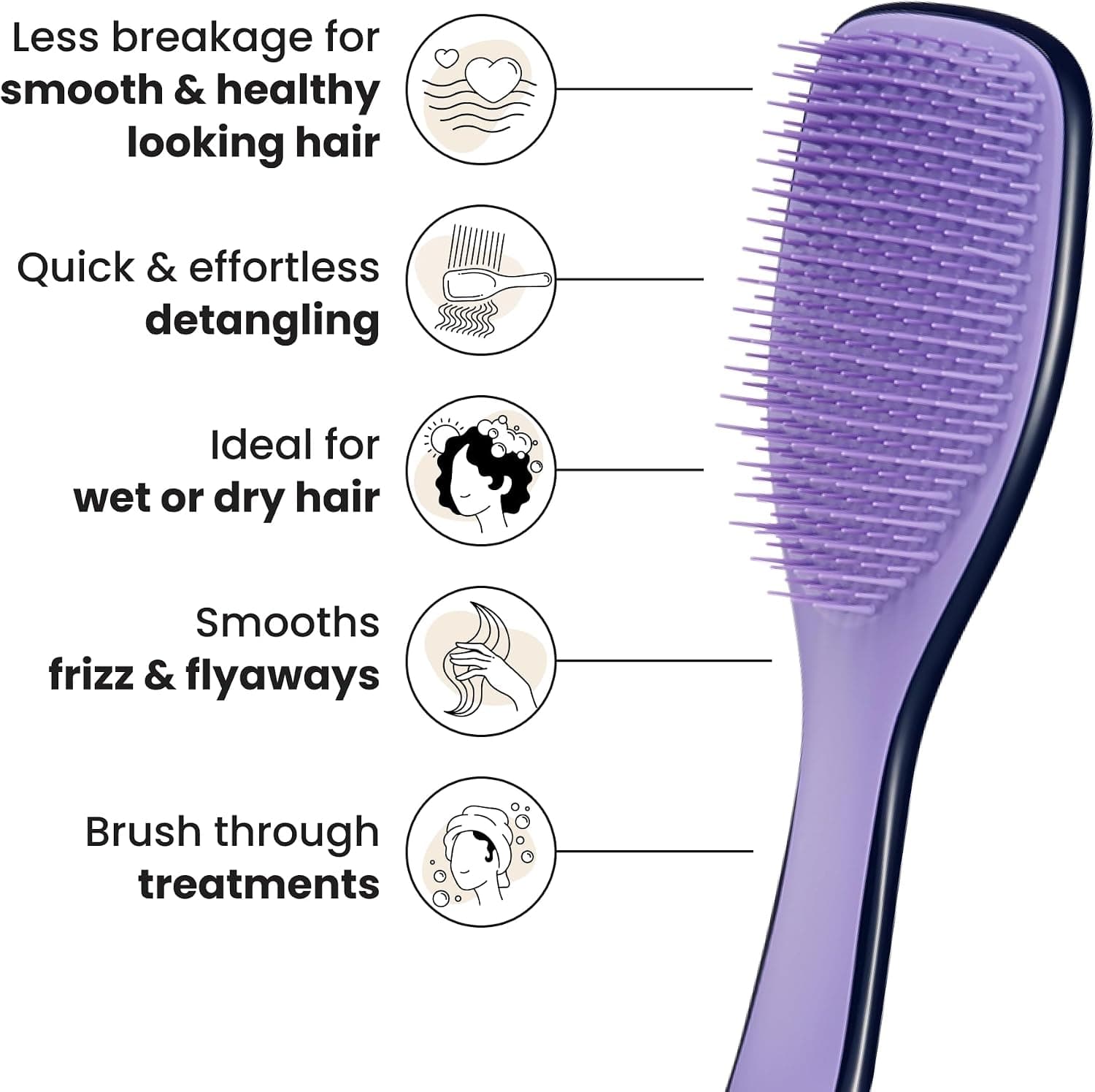 شانه باز کننده مو Tangle Teezer برای موهای صاف و فر The Ultimate Detangler Zodiac Cancer شانه باز کننده مو Tangle Teezer برای موهای صاف و فر The Ultimate Detangler Zodiac Cancer