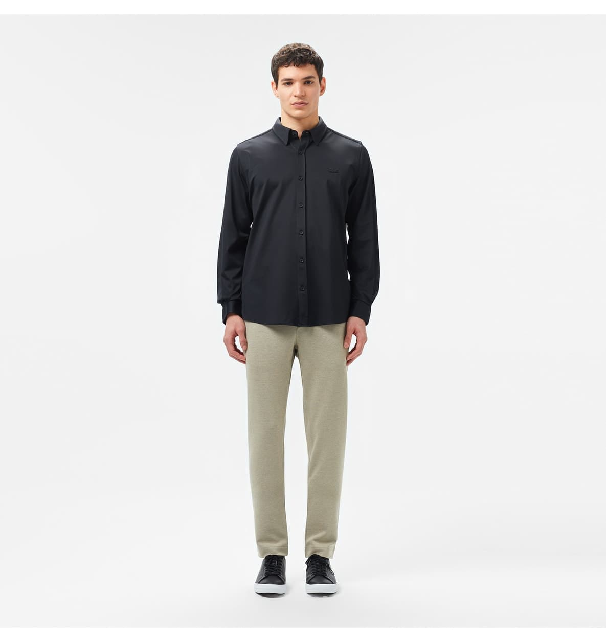 پیراهن مردانه Lacoste مشکی فیت اسلیم پیراهن مردانه Lacoste مشکی فیت اسلیم