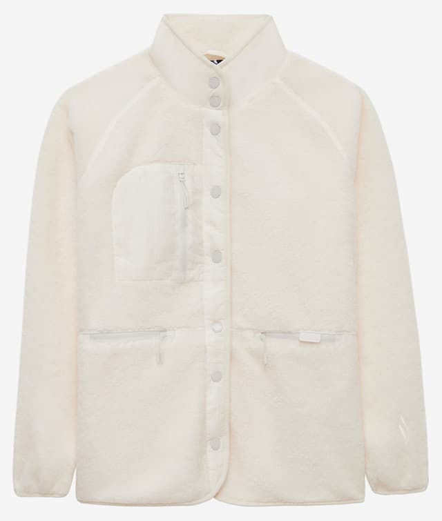 ژاکت زنانه Skechers SKECH SHERPA Fusion Pull Over سفید مدل S2520218-3855 ژاکت زنانه Skechers SKECH SHERPA Fusion Pull Over سفید مدل S2520218-3855