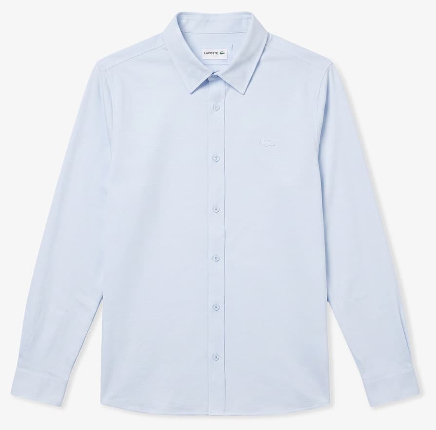 پیراهن مردانه Lacoste فیت اسلیم آبی روشن پیراهن مردانه Lacoste فیت اسلیم آبی روشن