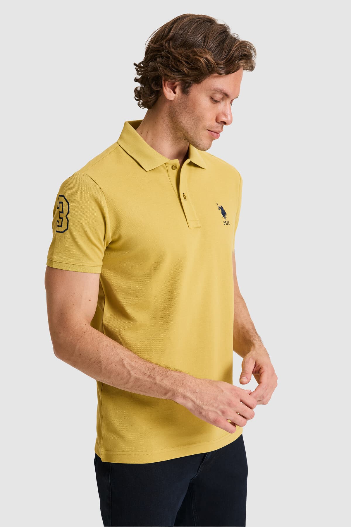تیشرت مردانه U.S. Polo Assn. یقه پولو فیت اسلیم سبز مدل 50326920-VR235 تیشرت مردانه U.S. Polo Assn. یقه پولو فیت اسلیم سبز مدل 50326920-VR235