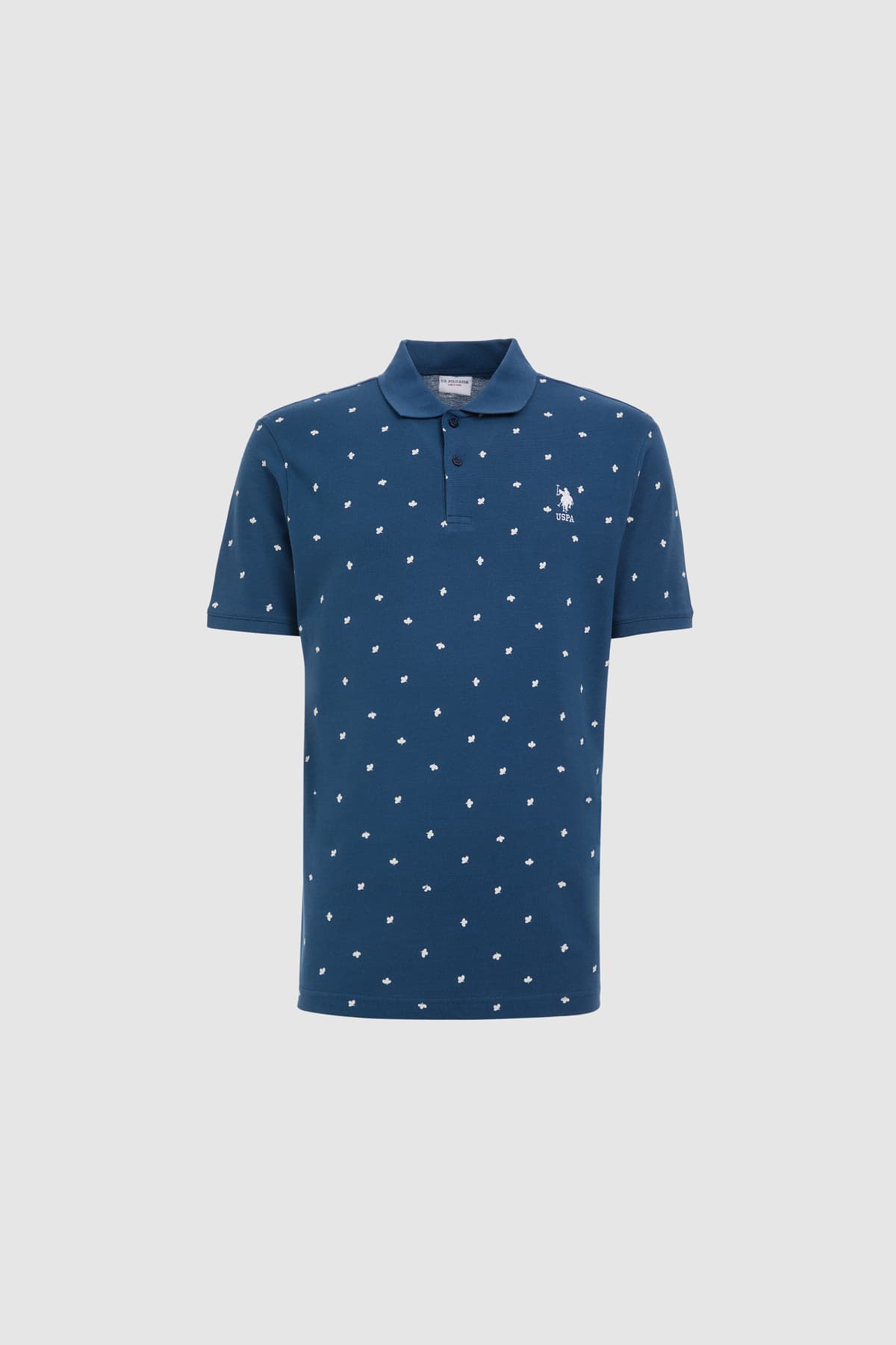 تیشرت مردانه U.S. Polo Assn. فیت معمولی یقه پولو سرمهای روشن مدل 50327004-VR059 تیشرت مردانه U.S. Polo Assn. فیت معمولی یقه پولو سرمهای روشن مدل 50327004-VR059