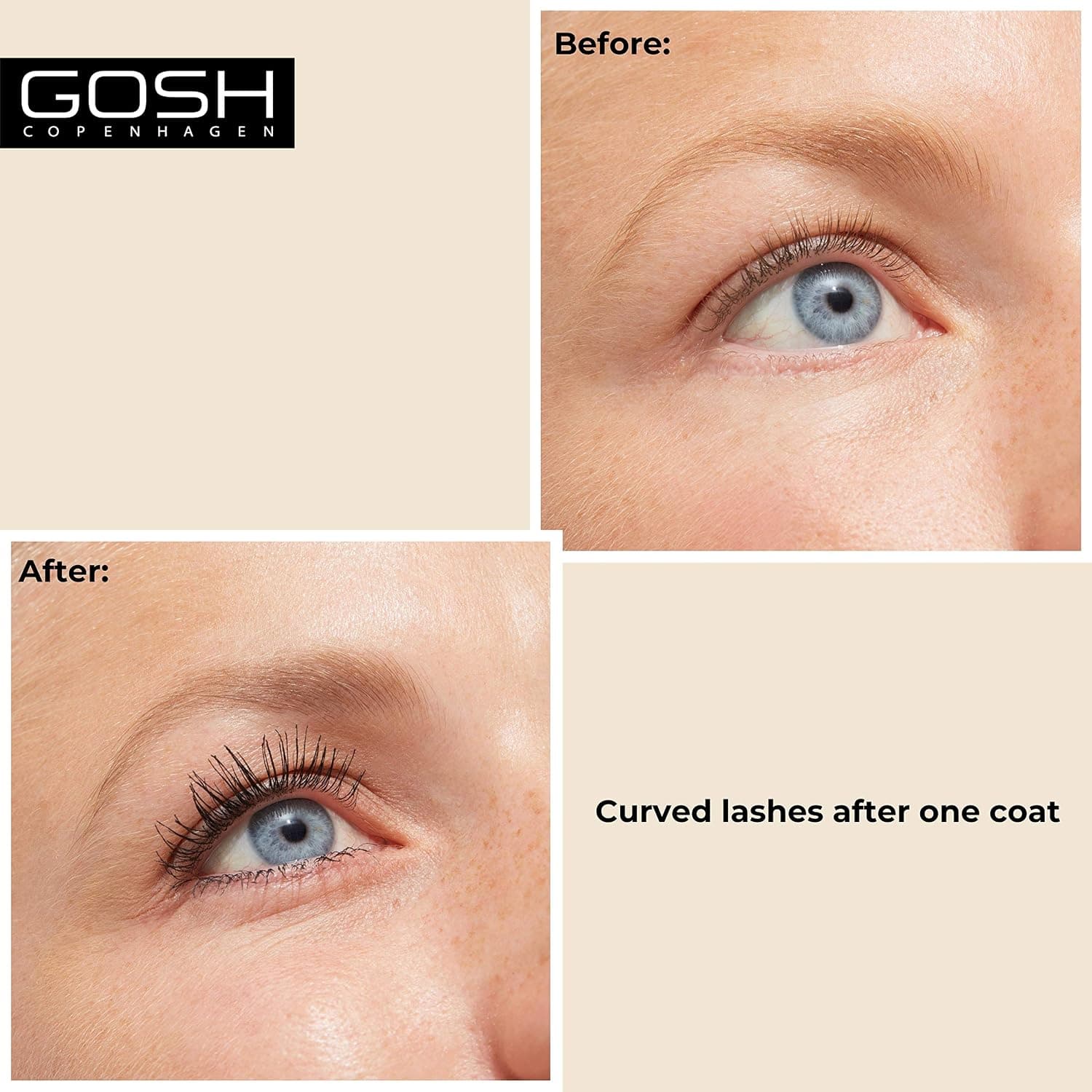 ریمل GOSH CATCHY EYES رنگ مشکی #001 8 ml ریمل GOSH CATCHY EYES رنگ مشکی #001 8 ml