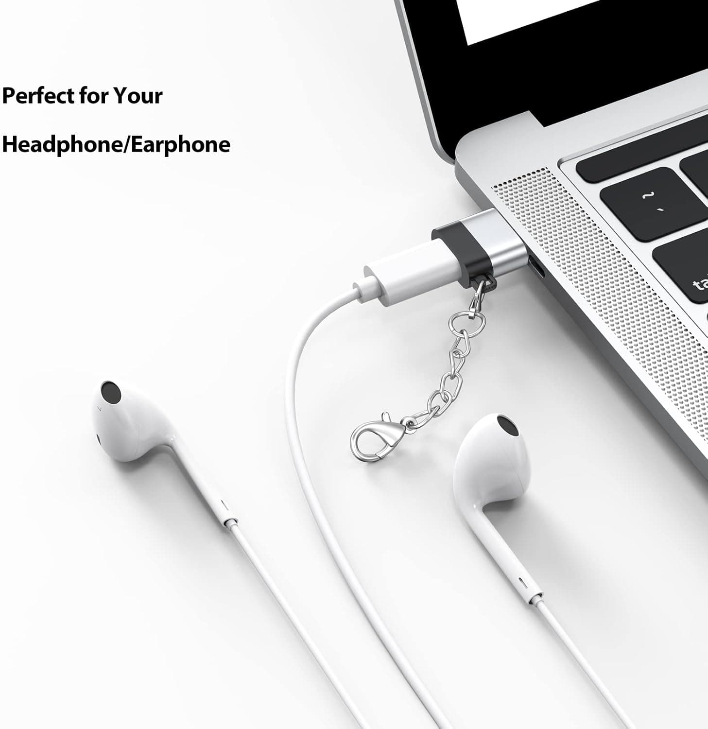 آداپتور DteeDck بسته 10 تایی USB-C ماده به USB نر با جاکلیدی آداپتور DteeDck بسته 10 تایی USB-C ماده به USB نر با جاکلیدی