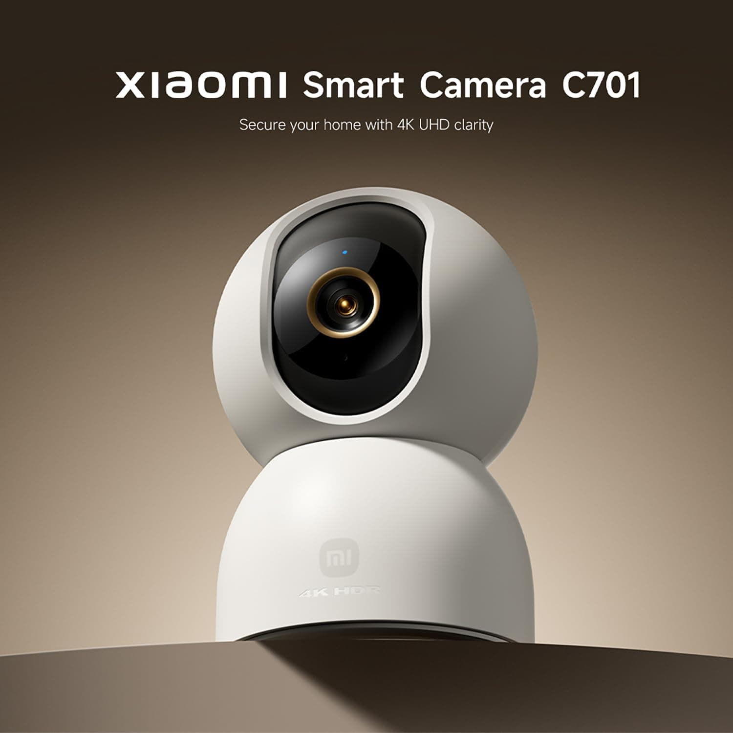 دوربین امنیتی داخلی Xiaomi چرخشی 4K 8MP با WiFi مدل C701 دوربین امنیتی داخلی Xiaomi چرخشی 4K 8MP با WiFi مدل C701