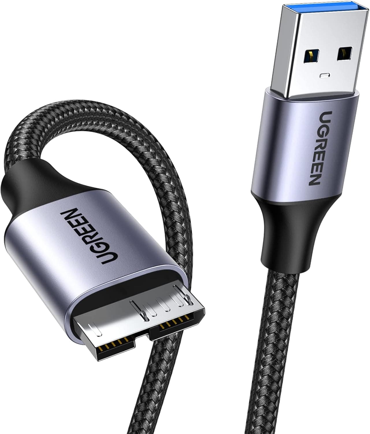 کابل Micro USB 3.0 مردانه UGREEN بافت نایلونی 0.5M کابل Micro USB 3.0 مردانه UGREEN بافت نایلونی 0.5M