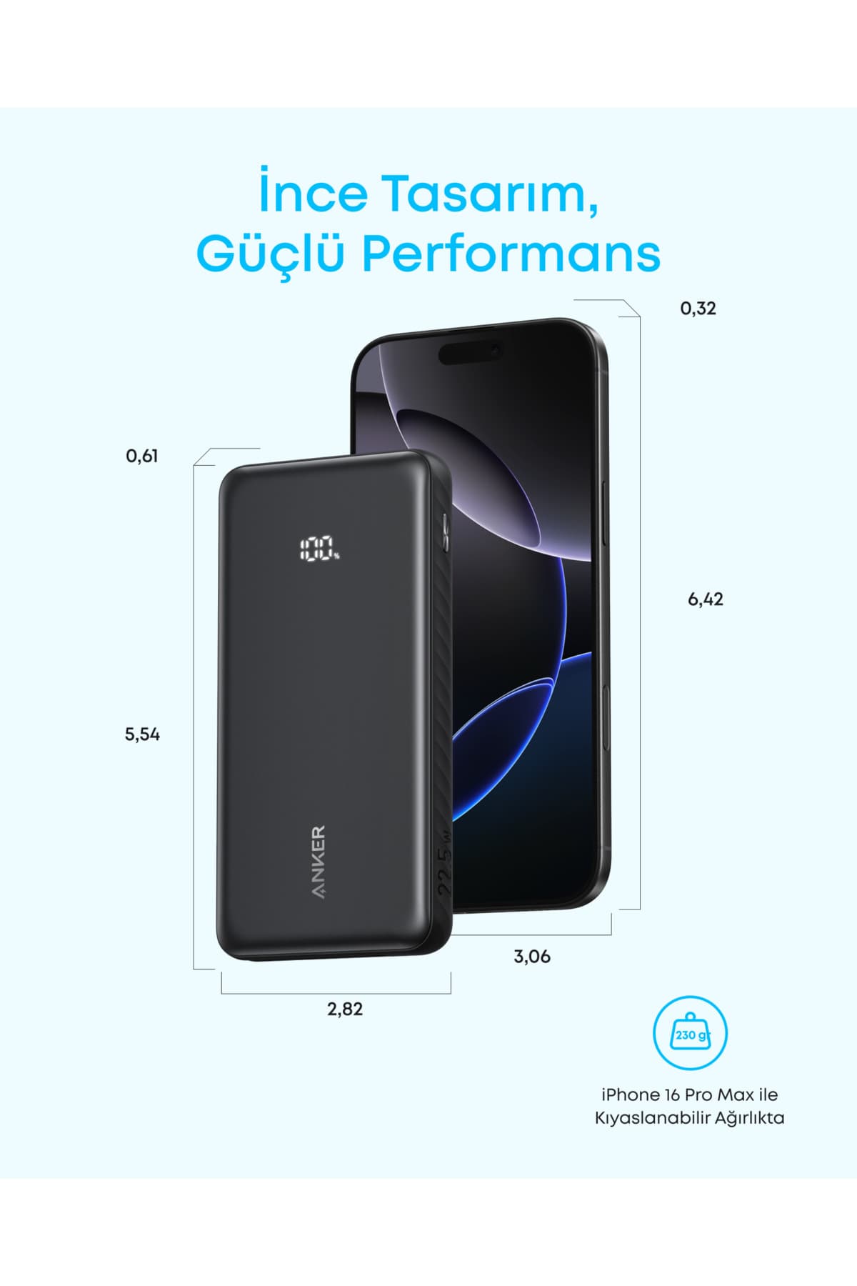 پاوربانک قابل حمل Anker Zolo با شارژ سریع 10.000mAh 22,5W مشکی مدل A110D پاوربانک قابل حمل Anker Zolo با شارژ سریع 10.000mAh 22,5W مشکی مدل A110D