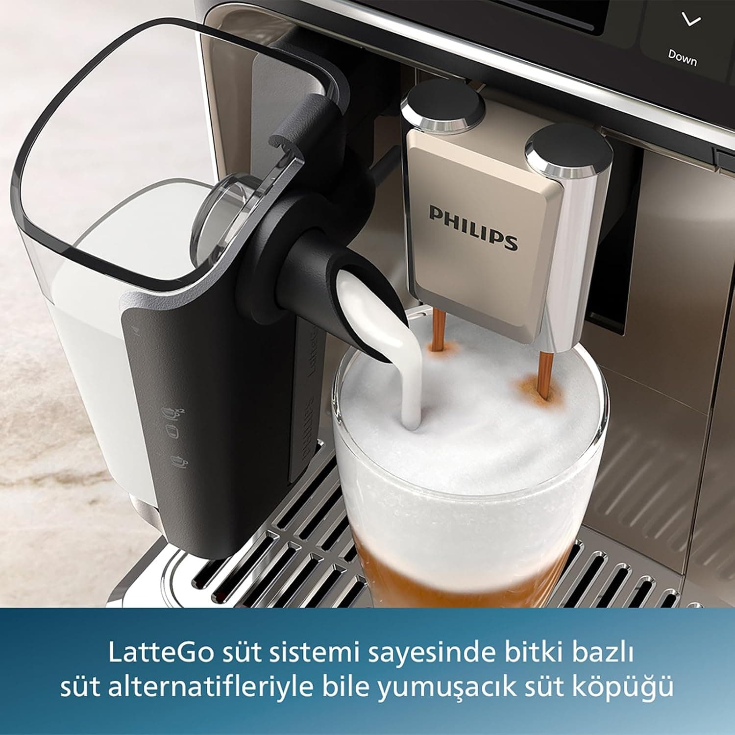 اسپرسوساز تماماتوماتیک Philips سری 5500 LatteGo مدل EP5547/90 همراه قرص حلکننده روغن قهوه CA6704/10 اسپرسوساز تماماتوماتیک Philips سری 5500 LatteGo مدل EP5547/90 همراه قرص حلکننده روغن قهوه CA6704/10