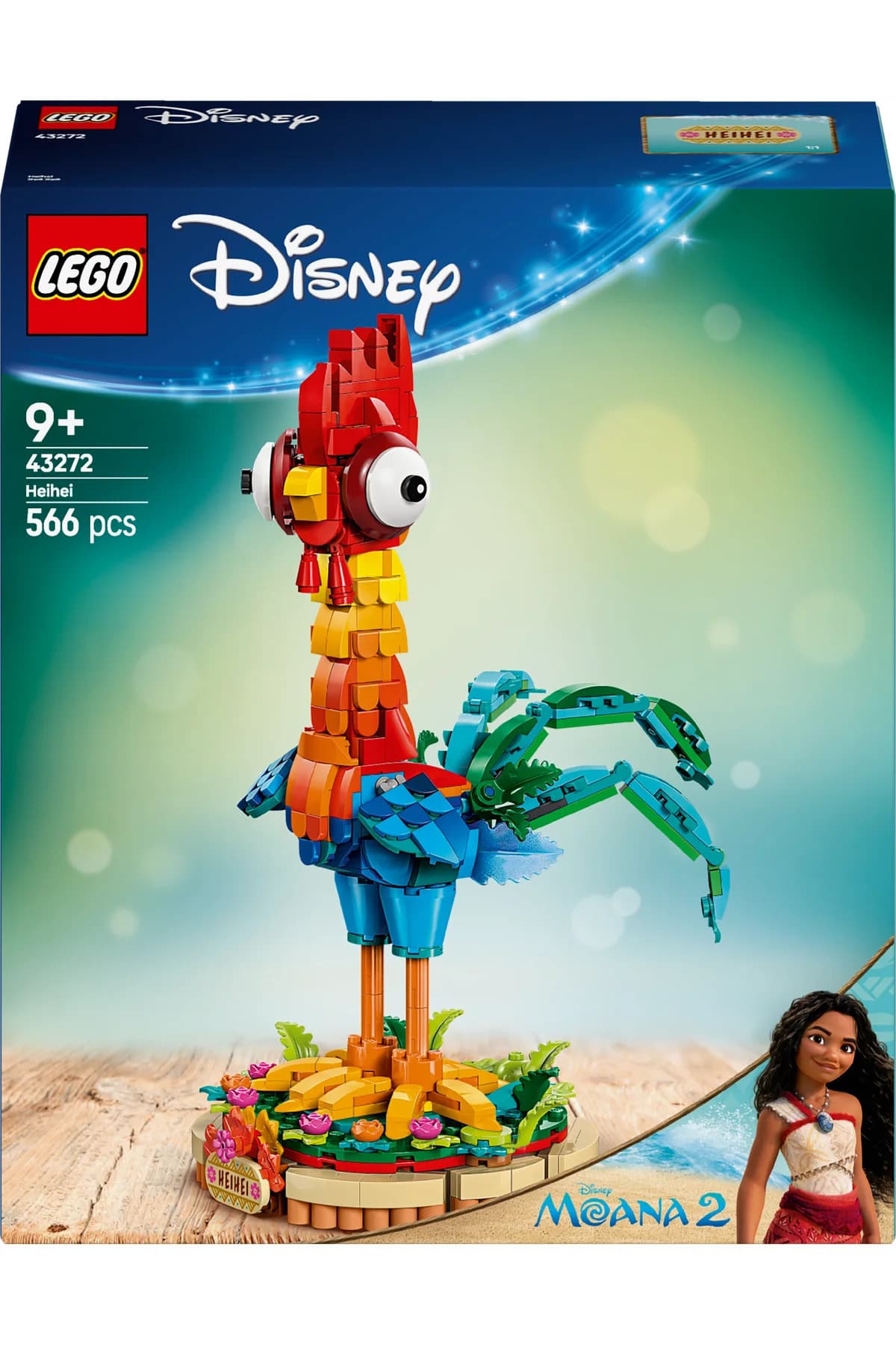 ست ساختنی اسباببازی برای ۹ سال به بالا لگو Disney Heihei مدل 43272 با 566 قطعه ست ساختنی اسباببازی برای ۹ سال به بالا لگو Disney Heihei مدل 43272 با 566 قطعه