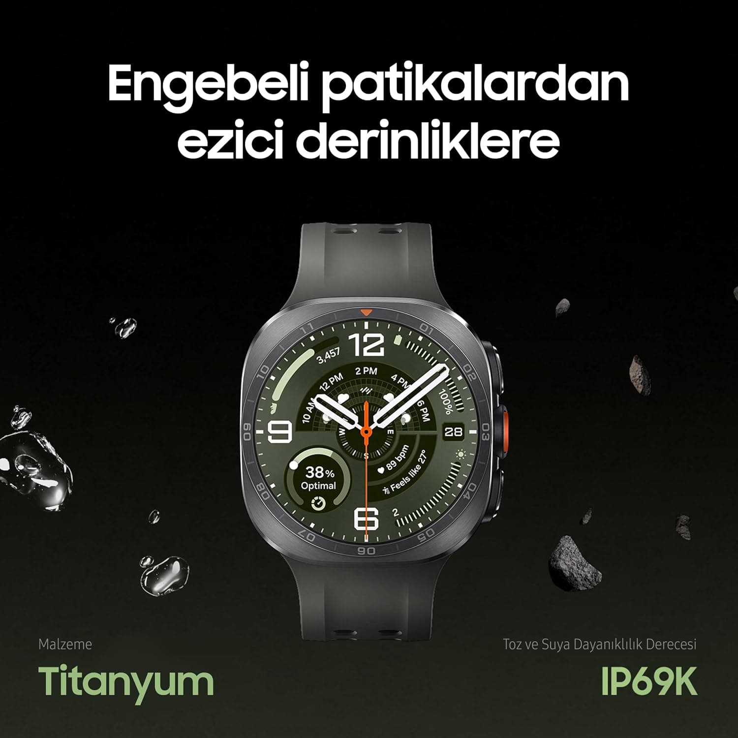ساعت هوشمند Samsung تیتانیوم خاکستری 47mm مدل Galaxy Watch Ultra2 ساعت هوشمند Samsung تیتانیوم خاکستری 47mm مدل Galaxy Watch Ultra2
