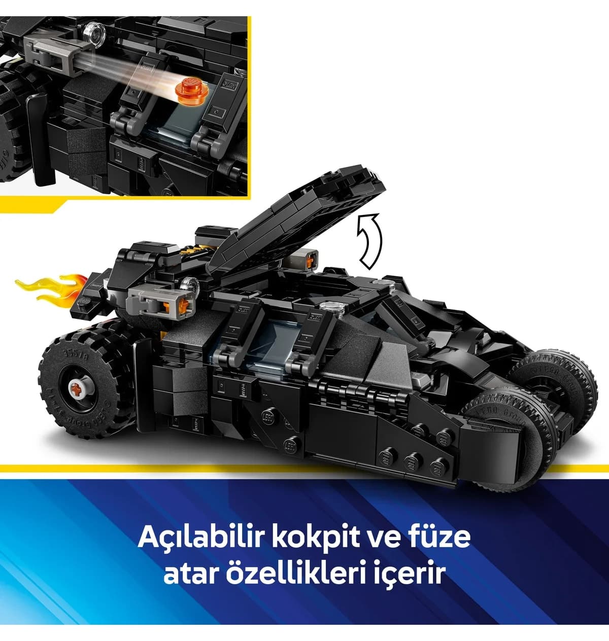 لگو DC Batman مدل 76303 Batman Tumbler مقابل Two-Face و Joker لگو DC Batman مدل 76303 Batman Tumbler مقابل Two-Face و Joker