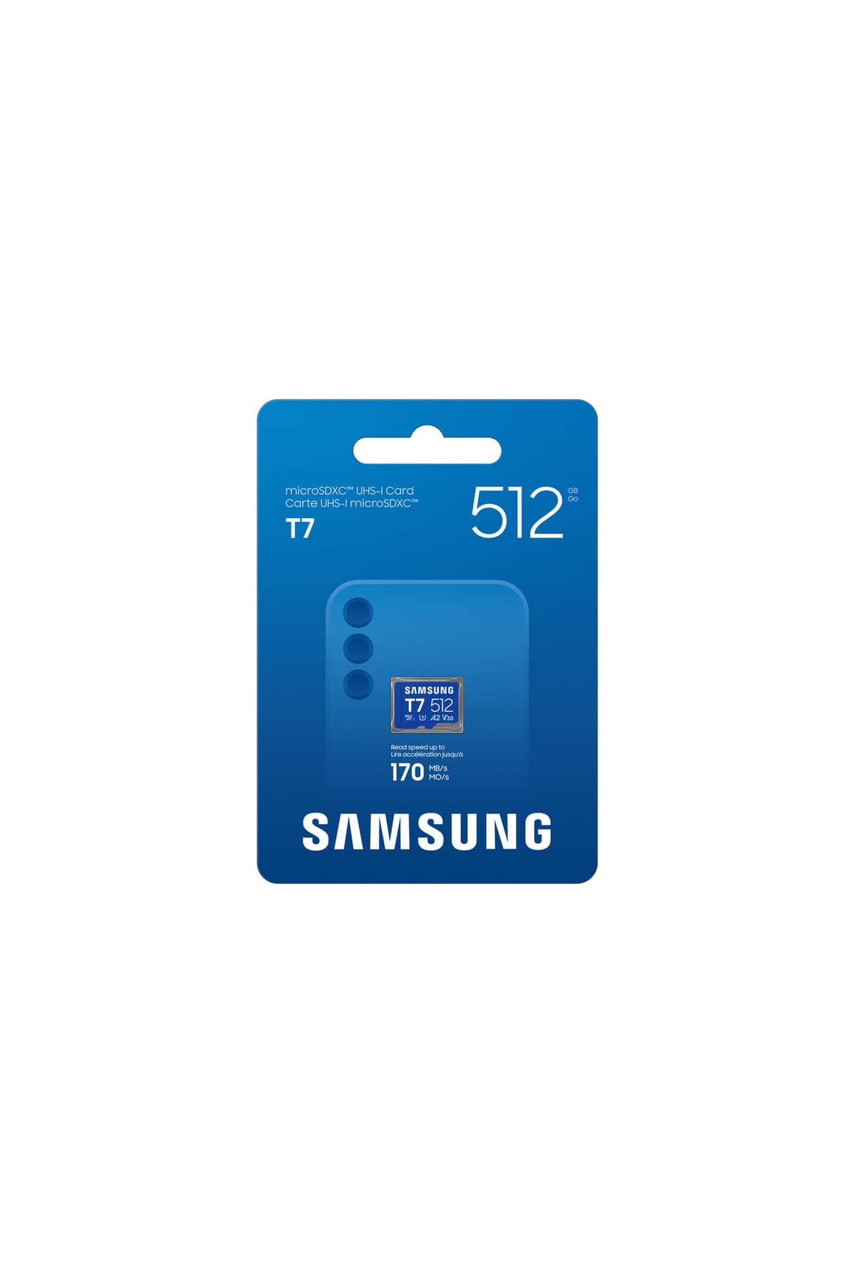 کارت حافظه MicroSD (MicroSDXC) Samsung T7 با سرعت 170 MB/s مدل MB-MB512T/WW کارت حافظه MicroSD (MicroSDXC) Samsung T7 با سرعت 170 MB/s مدل MB-MB512T/WW