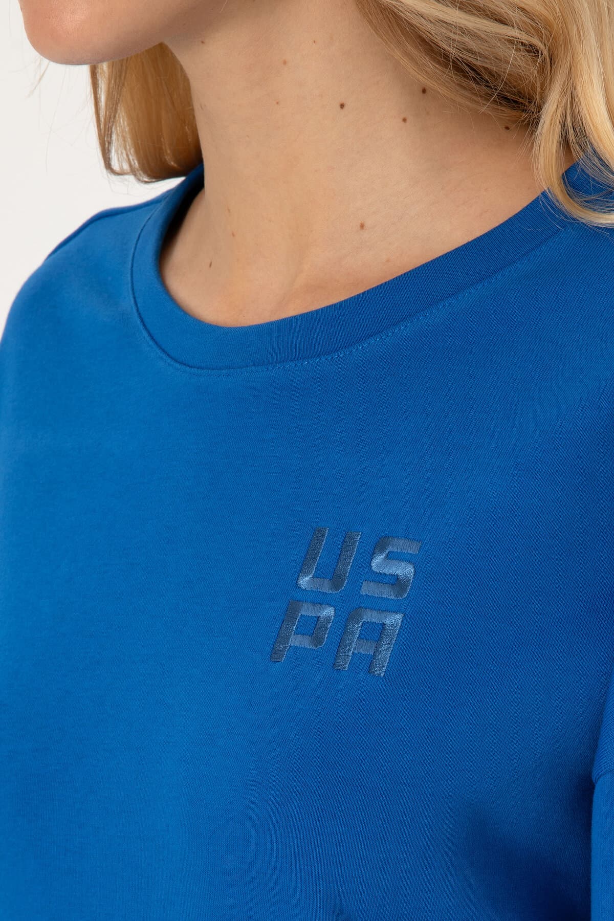 سوئیشرت زنانه U.S. Polo Assn. آبی تیره یقه گرد بیسیک مدل 50313565-VR032 سوئیشرت زنانه U.S. Polo Assn. آبی تیره یقه گرد بیسیک مدل 50313565-VR032