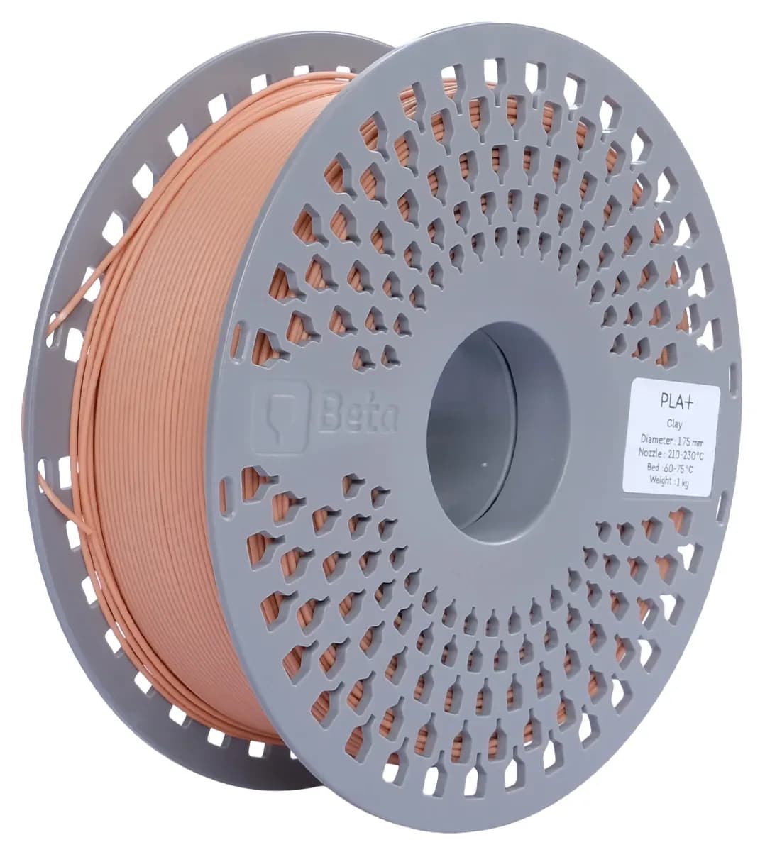 فیلامنت Beta Filament PLA+ رنگ خاکی فیلامنت Beta Filament PLA+ رنگ خاکی