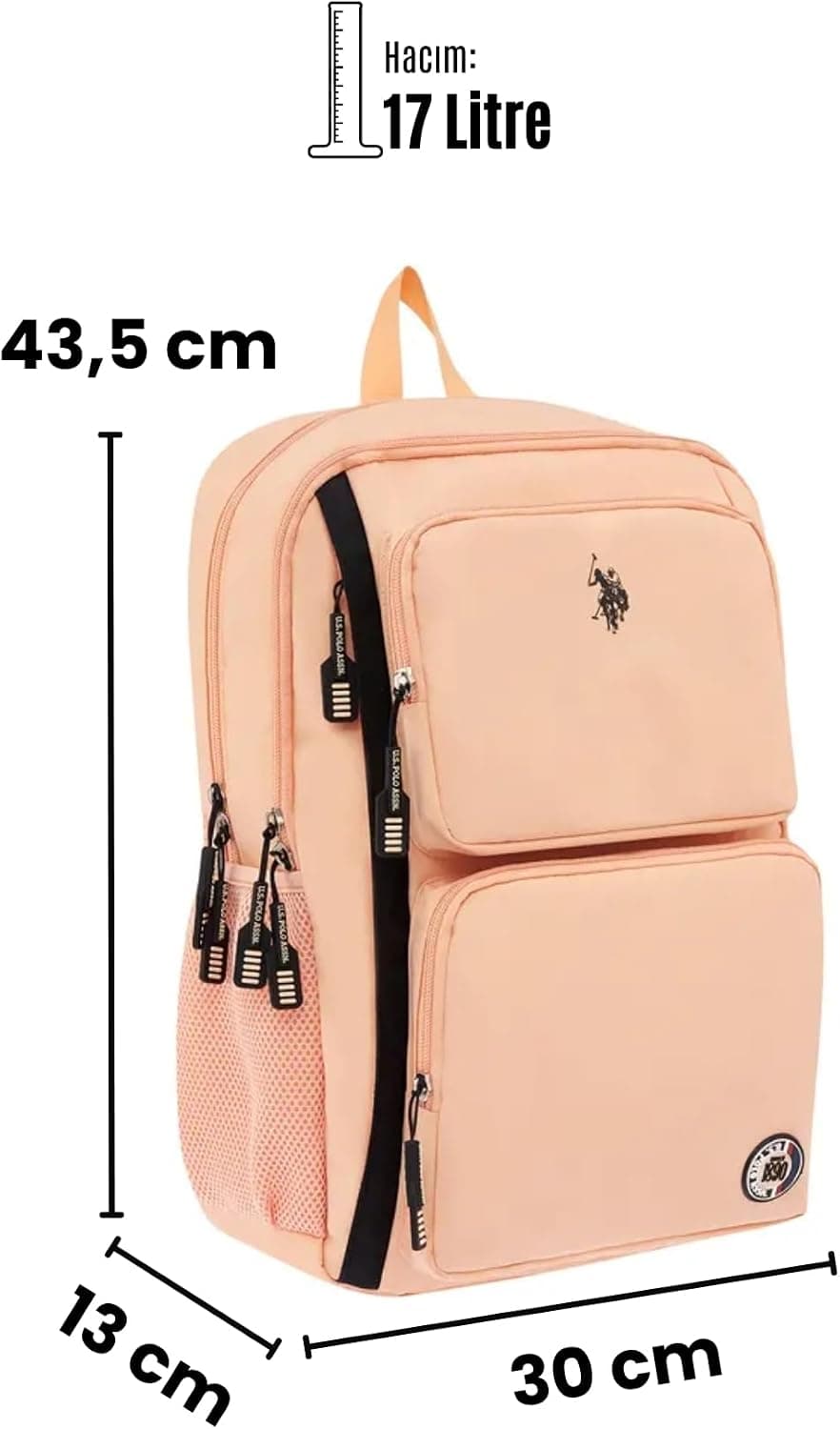 کوله پشتی مدرسهای یونیسکس U.S. POLO ASSN صورتی مدل 24006-24000-24008-24004-24002 کوله پشتی مدرسهای یونیسکس U.S. POLO ASSN صورتی مدل 24006-24000-24008-24004-24002