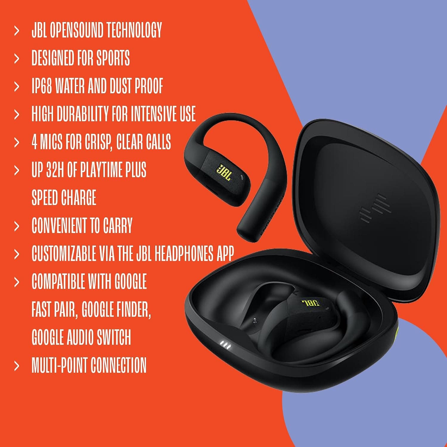 هدفون JBL مشکی مدل Endurance Zone IE,CT هدفون JBL مشکی مدل Endurance Zone IE,CT