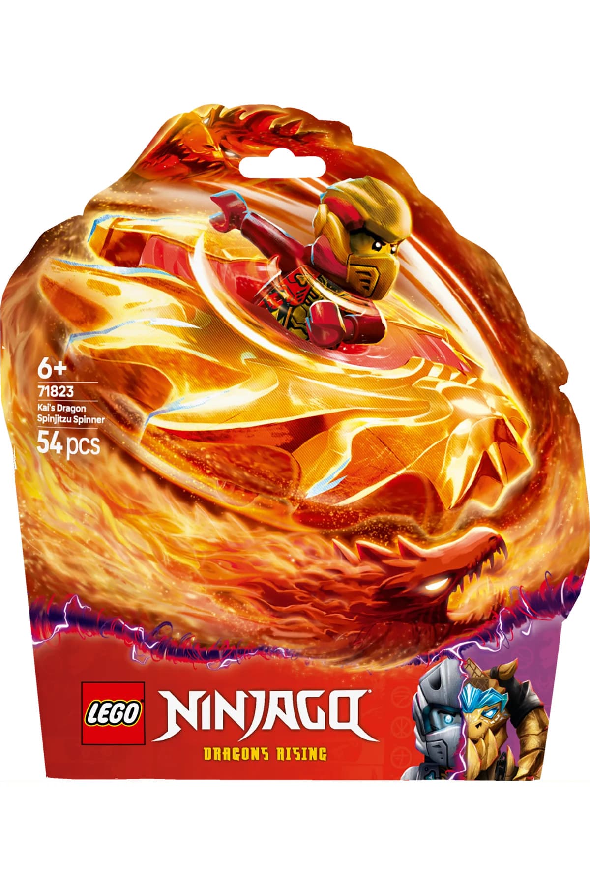 ست ساختنی 6+ لگو NINJAGO فرفره اژدهای Spinjitzu Kai مدل 71823 (54P) ست ساختنی 6+ لگو NINJAGO فرفره اژدهای Spinjitzu Kai مدل 71823 (54P)