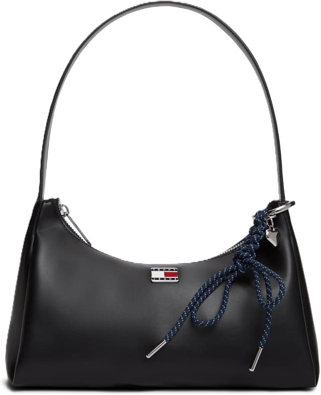کیف دوشی زنانه Tommy Hilfiger مشکی مدل TJW CITY CHARM OS کیف دوشی زنانه Tommy Hilfiger مشکی مدل TJW CITY CHARM OS