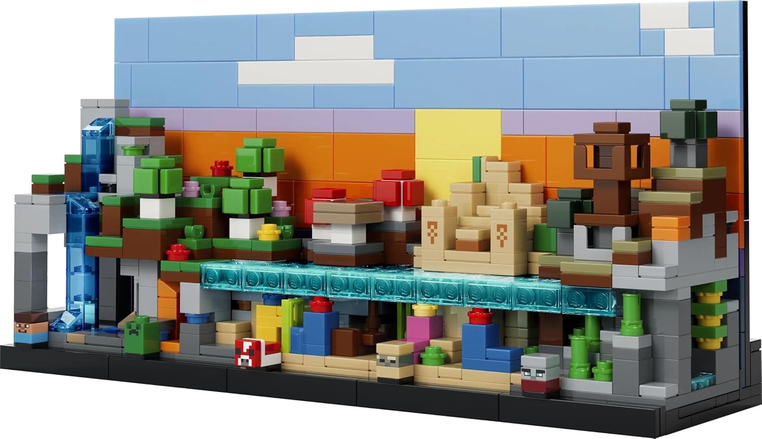 لگو مدل Minecraft Mini Biomes 21589 لگو مدل Minecraft Mini Biomes 21589