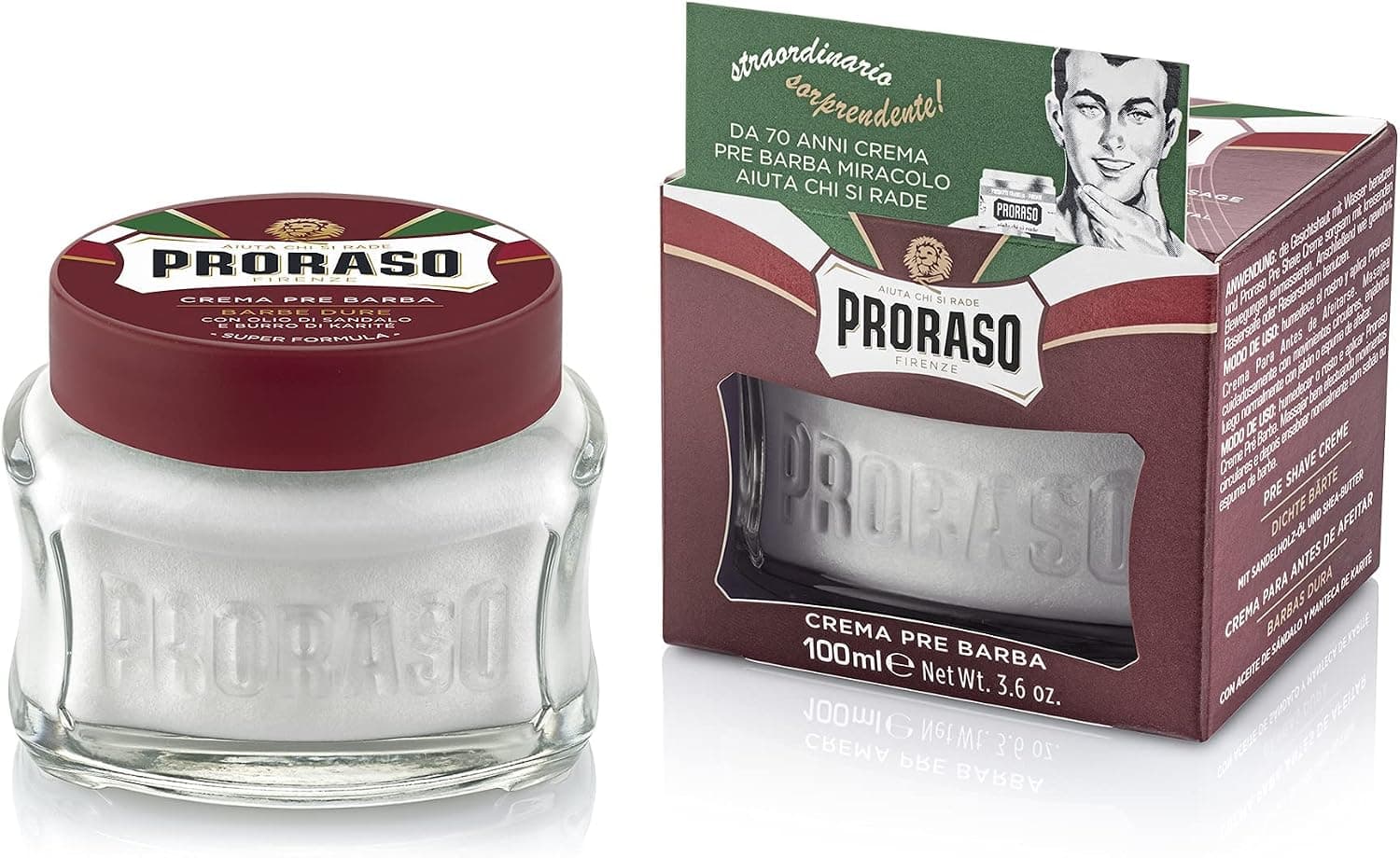 کرم پیش از اصلاح Proraso با عصاره چوب صندل 100 Ml کرم پیش از اصلاح Proraso با عصاره چوب صندل 100 Ml