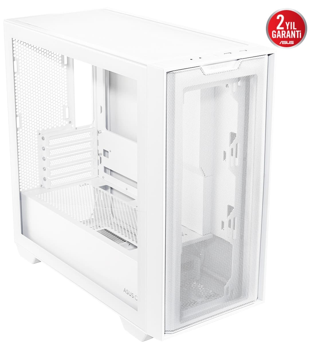 کیس کامپیوتر ASUS A21 سفید شیشه تمپرد مش Mid Tower بدون فن مدل 90DC00H3-B09010 کیس کامپیوتر ASUS A21 سفید شیشه تمپرد مش Mid Tower بدون فن مدل 90DC00H3-B09010