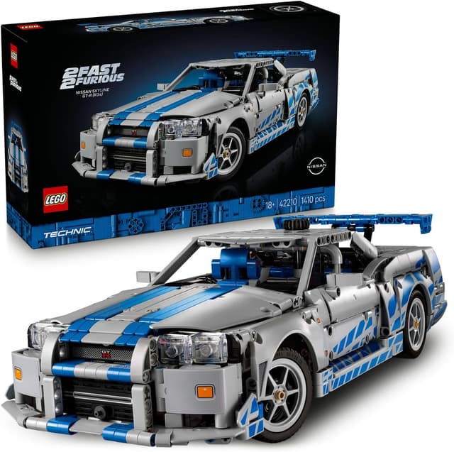 لگو 42210 Technic Nissan Skyline GT-R ماشین (R34) لگو 42210 Technic Nissan Skyline GT-R ماشین (R34)
