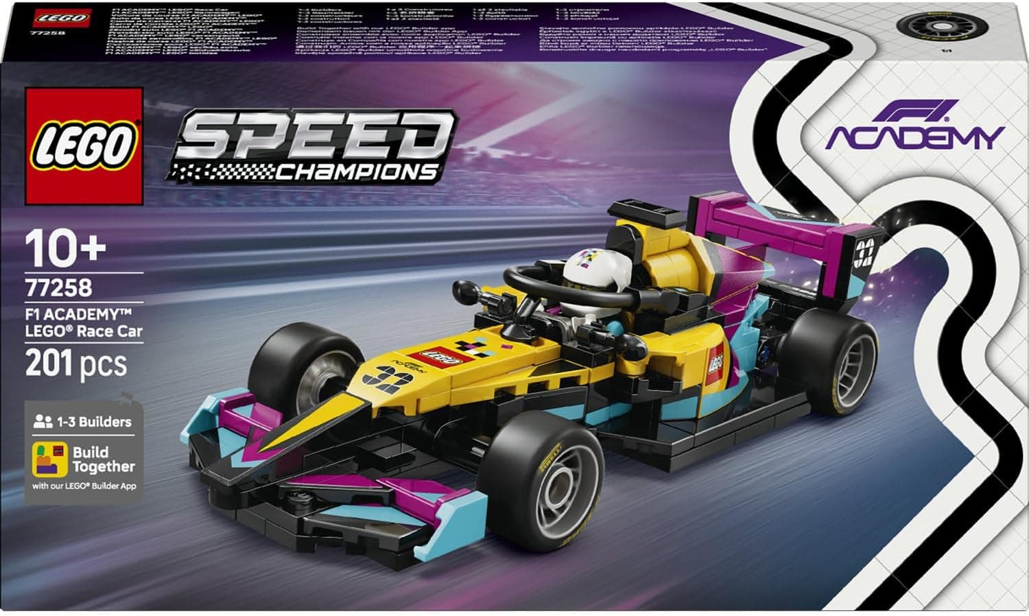 لگو Speed Champions F1 ACADEMY ماشین مسابقهای مدل 77258 لگو Speed Champions F1 ACADEMY ماشین مسابقهای مدل 77258