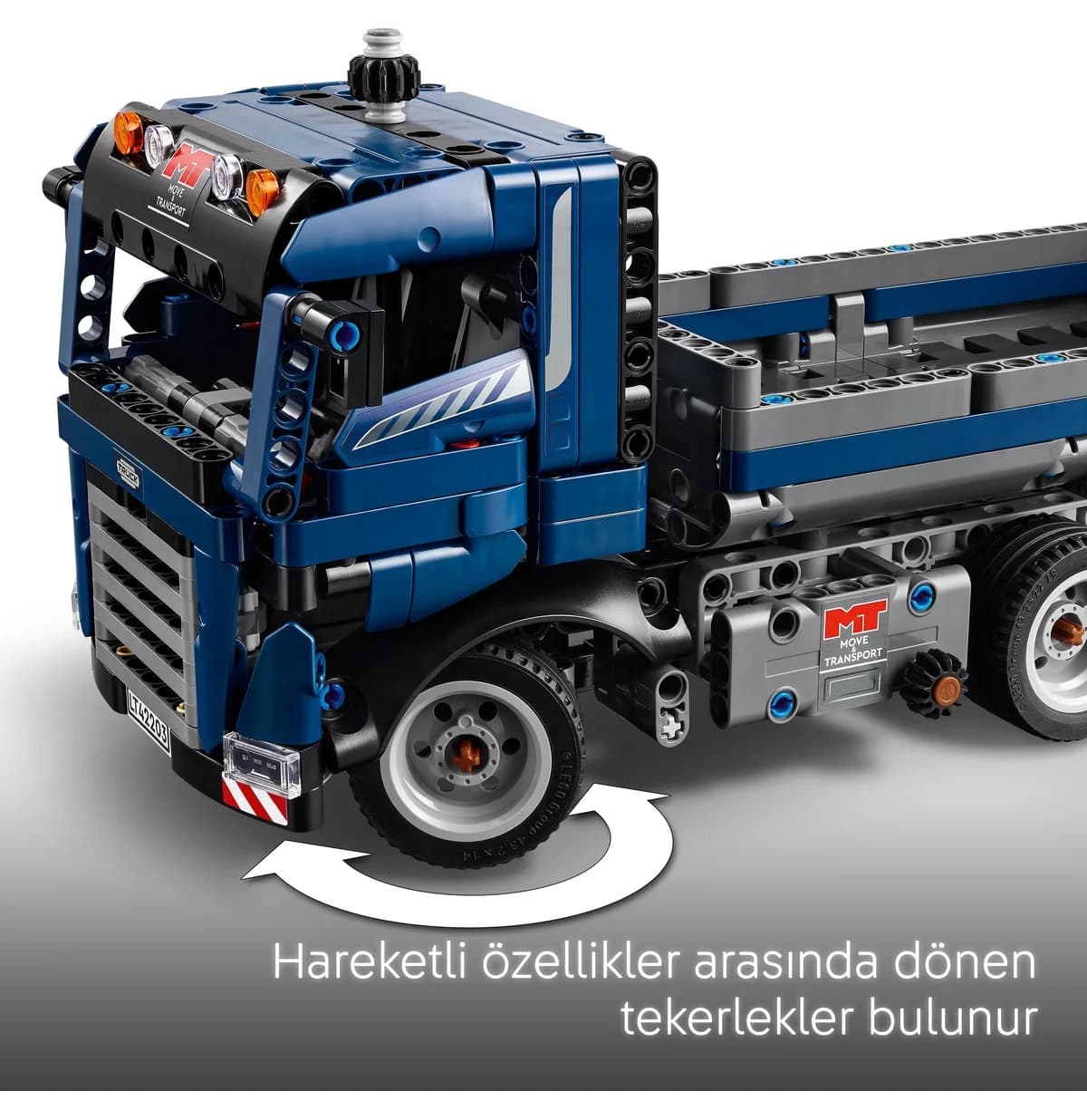 لگو سری Technic کامیون کمپرسیدار مدل 42203 با 462 قطعه لگو سری Technic کامیون کمپرسیدار مدل 42203 با 462 قطعه