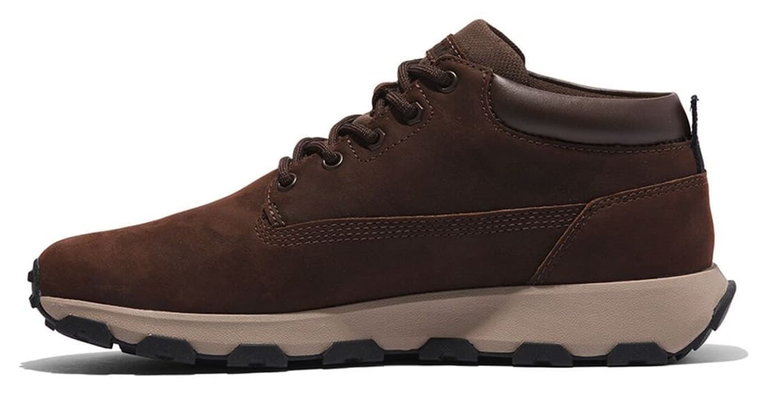 کفش اسنیکر مردانه Timberland قهوهای تیره مدل Winsor Park Mid GTX کفش اسنیکر مردانه Timberland قهوهای تیره مدل Winsor Park Mid GTX
