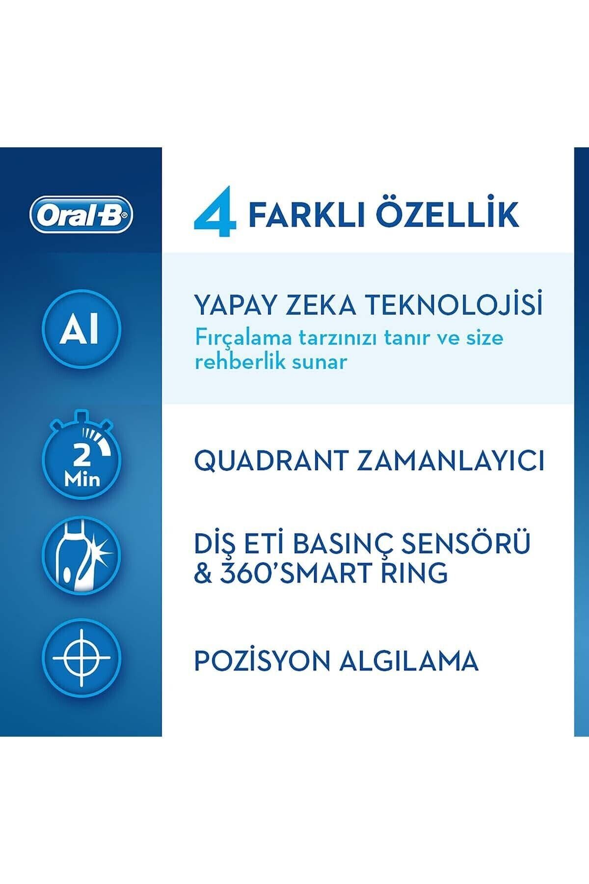 مسواک برقی شارژی Oral-B صورتی ملایم با محفظه مسافرتی Genius X AI Art of Brushing مسواک برقی شارژی Oral-B صورتی ملایم با محفظه مسافرتی Genius X AI Art of Brushing