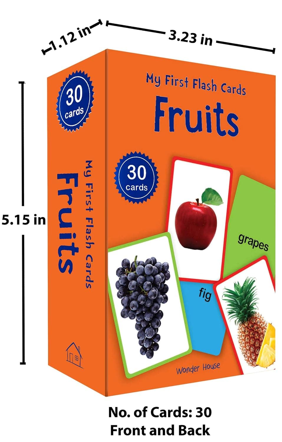 فلشکارت آموزشی میوهها برای کودکان by Wonder House Books مدل My First Flash Cards Fruits فلشکارت آموزشی میوهها برای کودکان by Wonder House Books مدل My First Flash Cards Fruits