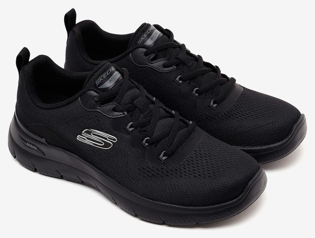 کفش ورزشی مردانه Skechers مشکی مدل ARCH FIT SUMMITS 233178TK BBK کفش ورزشی مردانه Skechers مشکی مدل ARCH FIT SUMMITS 233178TK BBK