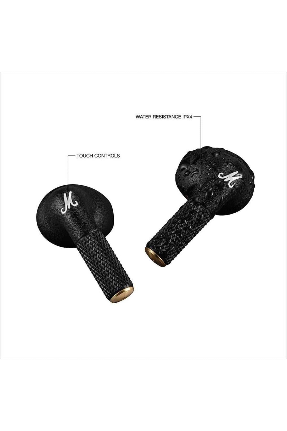 هندزفری توگوشی بلوتوثی TWS Marshall مدل Minor IV مشکی هندزفری توگوشی بلوتوثی TWS Marshall مدل Minor IV مشکی