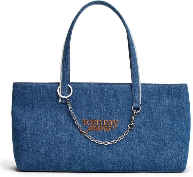 کیف دستی زنانه Tommy Hilfiger مدل TJW COOL DENIM TOTE کیف دستی زنانه Tommy Hilfiger مدل TJW COOL DENIM TOTE