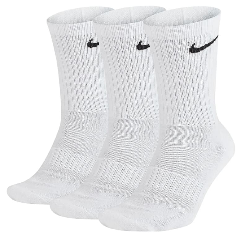 جوراب مردانه Nike ورزشی بسته 3 عددی سفید مشکی خاکستری مدل SX7676-100 جوراب مردانه Nike ورزشی بسته 3 عددی سفید مشکی خاکستری مدل SX7676-100