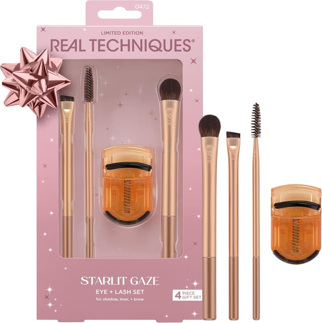 ست برس آرایش چشم و مژه REAL TECHNIQUES نسخه محدود Starlit Gaze مدل RT-7210 ست برس آرایش چشم و مژه REAL TECHNIQUES نسخه محدود Starlit Gaze مدل RT-7210