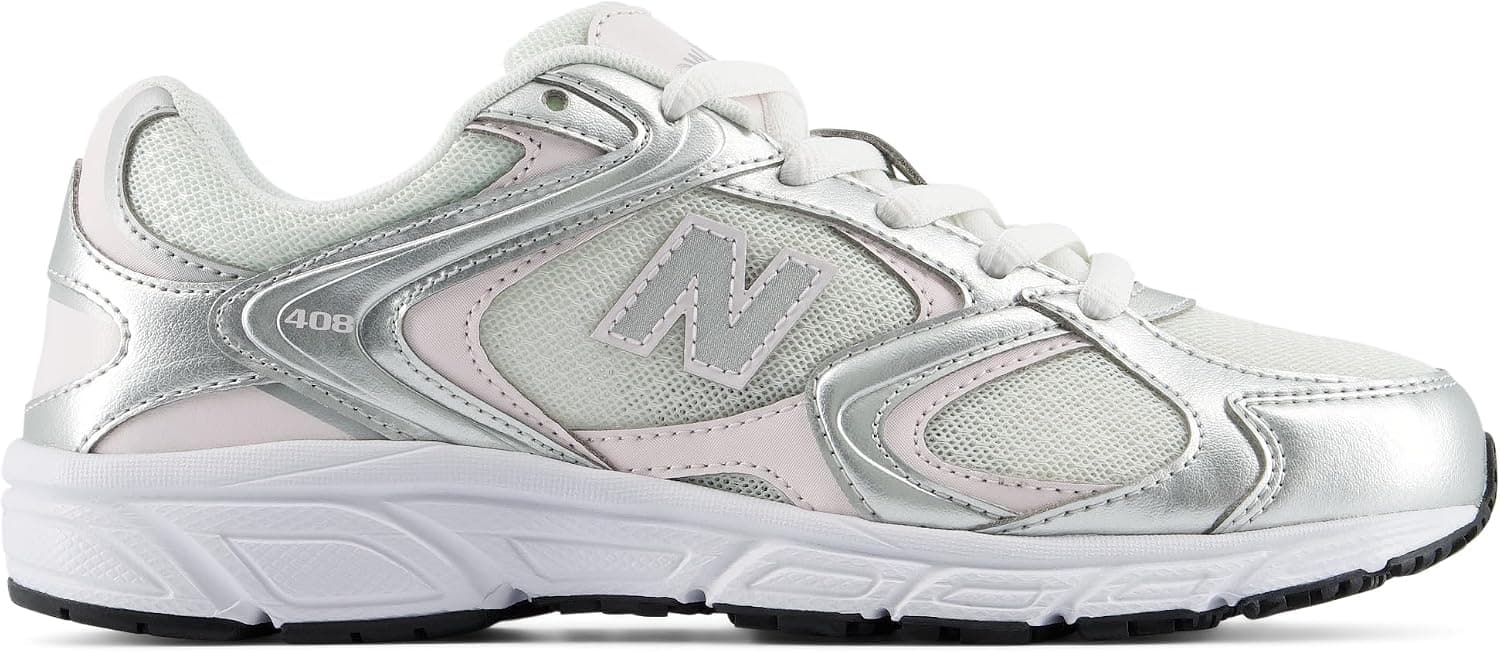 کفش New Balance مدل 408 نقرهای متالیک/صورتی سایز 37 EU کفش New Balance مدل 408 نقرهای متالیک/صورتی سایز 37 EU