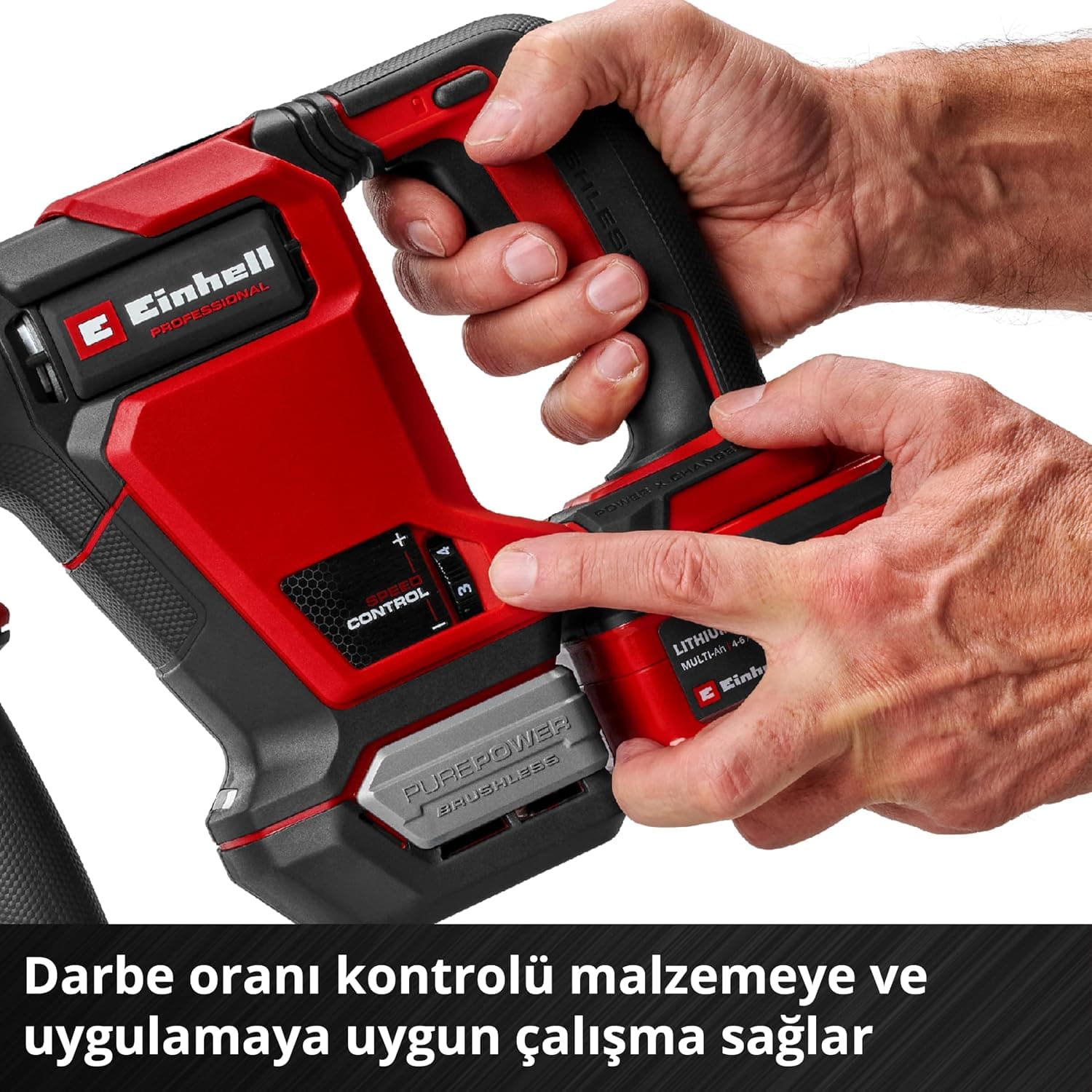 چکش تخریب شارژی Einhell Professional مدل TP-DH 18/4 Li BL-Solo 4514190 چکش تخریب شارژی Einhell Professional مدل TP-DH 18/4 Li BL-Solo 4514190