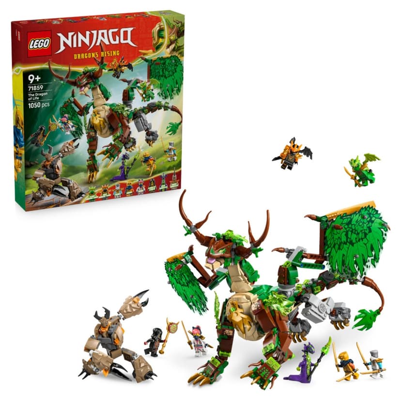 لگو 71859 کودکان 9 سال به بالا اژدهای زندگی NINJAGO، 1050 قطعه لگو 71859 کودکان 9 سال به بالا اژدهای زندگی NINJAGO، 1050 قطعه
