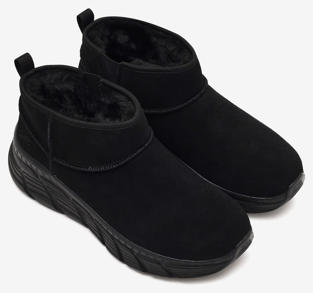 کفش ورزشی زنانه Skechers BOBS B FLEX HI-HI FROST سیاه مدل 117390 BBK کفش ورزشی زنانه Skechers BOBS B FLEX HI-HI FROST سیاه مدل 117390 BBK